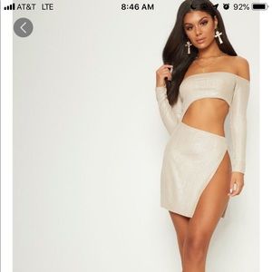 Golf asymmetrical cut out dress. Never worn w/ tag